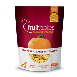 Fruitables Baked Dog Treats Pumpkin & Cranberry Treats