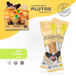 Plutos Bone Dog Chew- Duck Dog Chew Treats