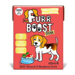 Furrboost Beef Broccoli & Blueberry Carton-Hydration Dog Drink