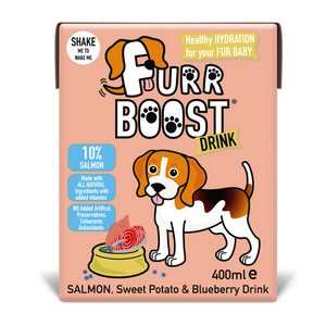 Furrboost Salmon Sweet Potato & Blueberry Carton-Hydration Dog Drink