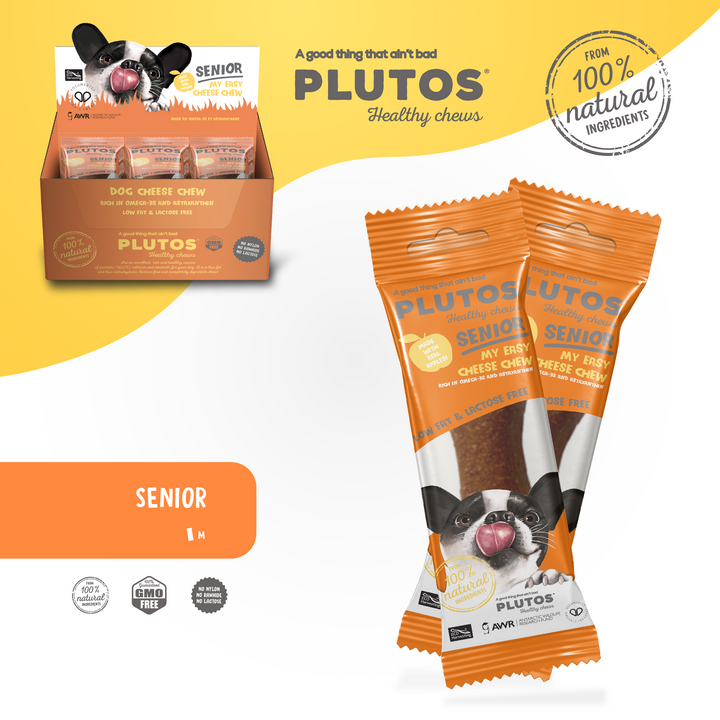 Plutos Bone Dog Chew- Senior Dog Chew Treats