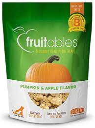 Fruitables Baked Dog Treats Pumpkin & Apple Crunchies